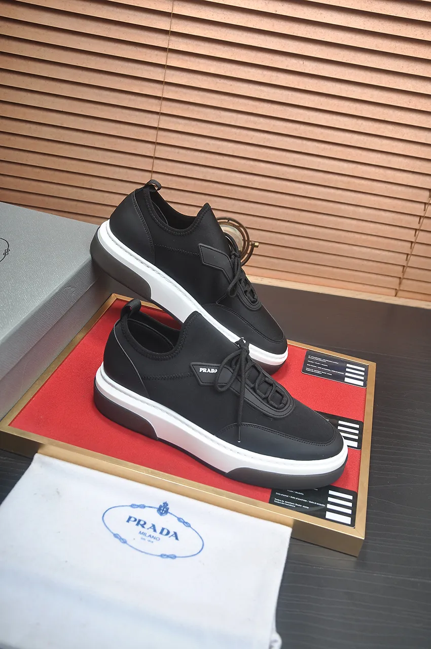 Men's shoes 💰580💶【PRADA】Top original, new season, high quality original goods, top imported calfskin with original imported glue, imported cowhide inside with original cowhide feet, original outsole! Quality guaranteed! Code 38-45 (45 customized)